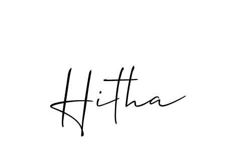 Once you've used our free online signature maker to create your best signature Allison_Script style, it's time to enjoy all of the benefits that Hitha name signing documents. Hitha signature style 2 images and pictures png