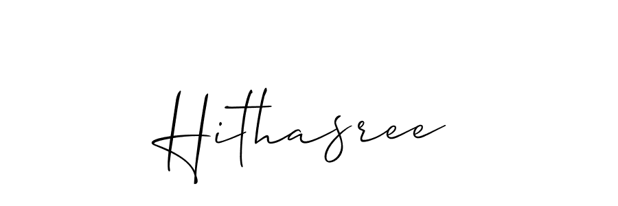 Make a beautiful signature design for name Hithasree. Use this online signature maker to create a handwritten signature for free. Hithasree signature style 2 images and pictures png