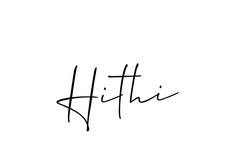 How to Draw Hithi signature style? Allison_Script is a latest design signature styles for name Hithi. Hithi signature style 2 images and pictures png
