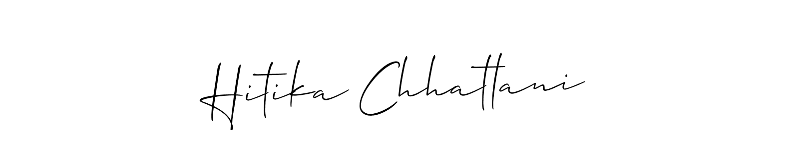 Best and Professional Signature Style for Hitika Chhatlani. Allison_Script Best Signature Style Collection. Hitika Chhatlani signature style 2 images and pictures png