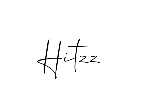 This is the best signature style for the Hitzz name. Also you like these signature font (Allison_Script). Mix name signature. Hitzz signature style 2 images and pictures png