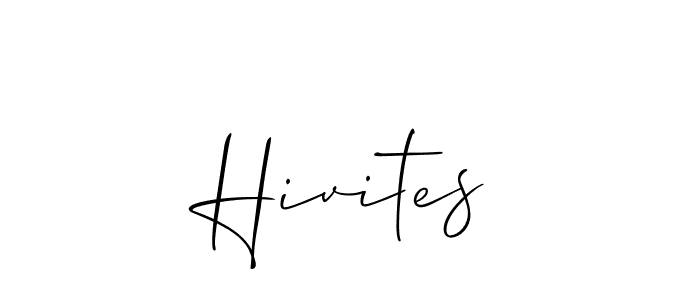 Best and Professional Signature Style for Hivites. Allison_Script Best Signature Style Collection. Hivites signature style 2 images and pictures png