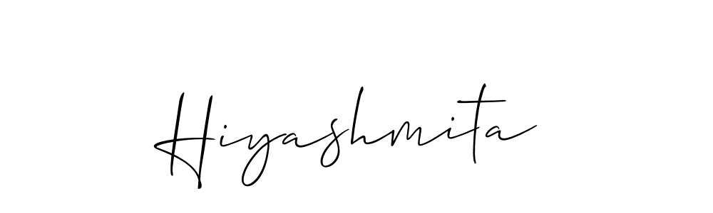 Best and Professional Signature Style for Hiyashmita. Allison_Script Best Signature Style Collection. Hiyashmita signature style 2 images and pictures png