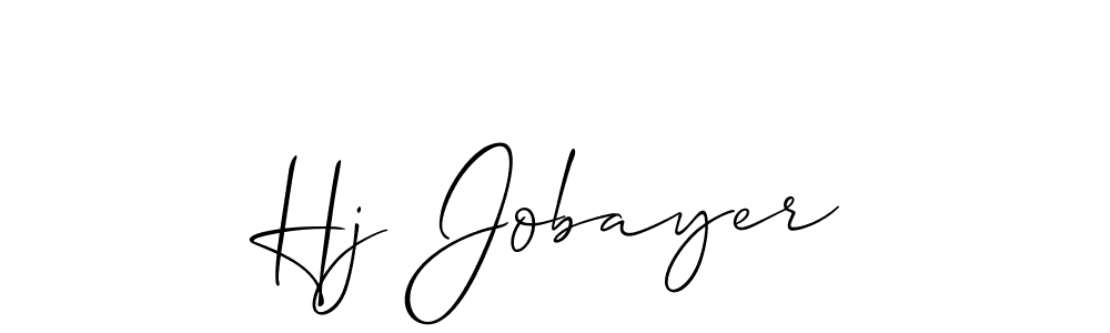 Make a beautiful signature design for name Hj Jobayer. Use this online signature maker to create a handwritten signature for free. Hj Jobayer signature style 2 images and pictures png