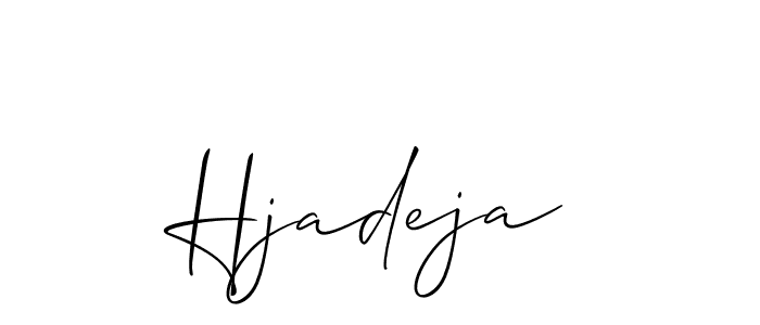 Here are the top 10 professional signature styles for the name Hjadeja. These are the best autograph styles you can use for your name. Hjadeja signature style 2 images and pictures png