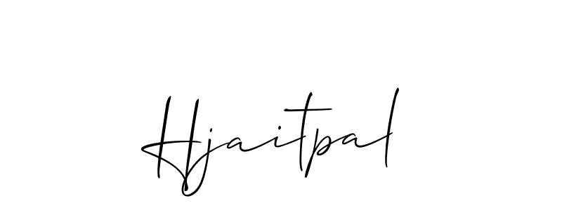 The best way (Allison_Script) to make a short signature is to pick only two or three words in your name. The name Hjaitpal include a total of six letters. For converting this name. Hjaitpal signature style 2 images and pictures png