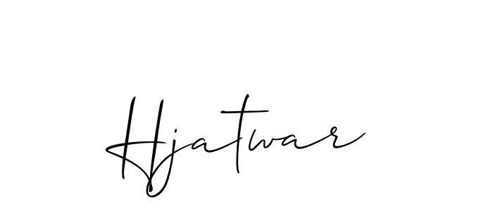 Make a beautiful signature design for name Hjatwar. Use this online signature maker to create a handwritten signature for free. Hjatwar signature style 2 images and pictures png