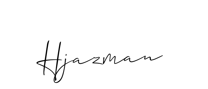 Also You can easily find your signature by using the search form. We will create Hjazman name handwritten signature images for you free of cost using Allison_Script sign style. Hjazman signature style 2 images and pictures png