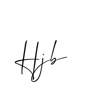 Best and Professional Signature Style for Hjb. Allison_Script Best Signature Style Collection. Hjb signature style 2 images and pictures png