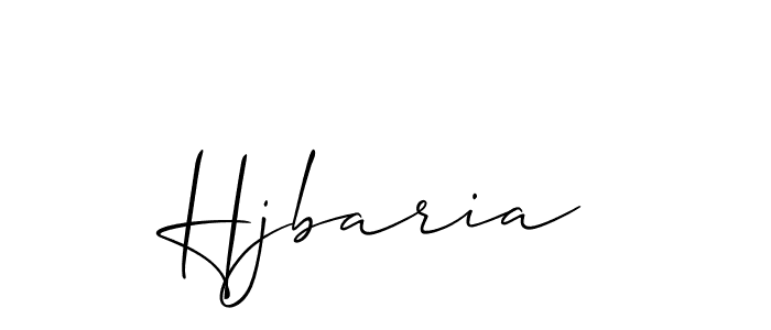 Allison_Script is a professional signature style that is perfect for those who want to add a touch of class to their signature. It is also a great choice for those who want to make their signature more unique. Get Hjbaria name to fancy signature for free. Hjbaria signature style 2 images and pictures png