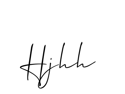 Hjhh stylish signature style. Best Handwritten Sign (Allison_Script) for my name. Handwritten Signature Collection Ideas for my name Hjhh. Hjhh signature style 2 images and pictures png