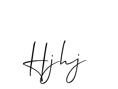 Also You can easily find your signature by using the search form. We will create Hjhj name handwritten signature images for you free of cost using Allison_Script sign style. Hjhj signature style 2 images and pictures png