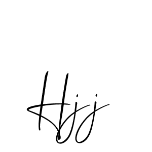 You should practise on your own different ways (Allison_Script) to write your name (Hjj) in signature. don't let someone else do it for you. Hjj signature style 2 images and pictures png