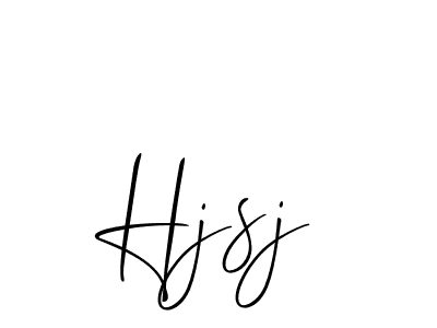 The best way (Allison_Script) to make a short signature is to pick only two or three words in your name. The name Hjsj include a total of six letters. For converting this name. Hjsj signature style 2 images and pictures png