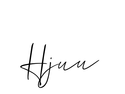 if you are searching for the best signature style for your name Hjuu. so please give up your signature search. here we have designed multiple signature styles  using Allison_Script. Hjuu signature style 2 images and pictures png