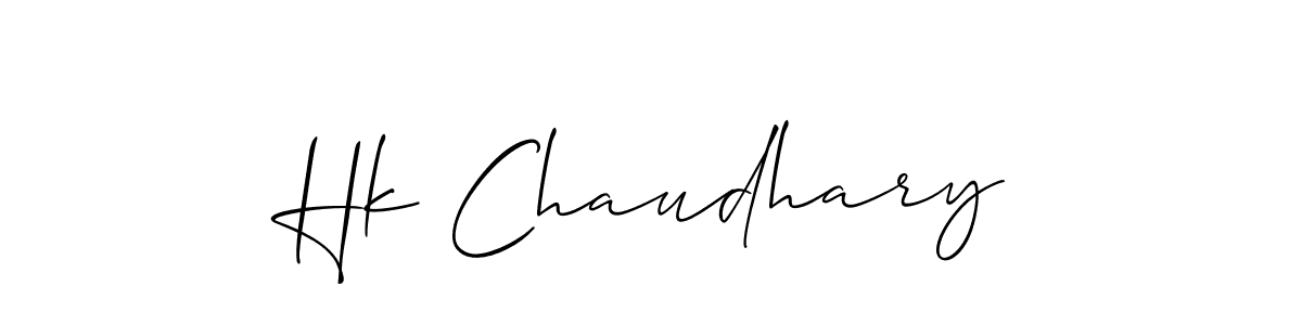 Once you've used our free online signature maker to create your best signature Allison_Script style, it's time to enjoy all of the benefits that Hk Chaudhary name signing documents. Hk Chaudhary signature style 2 images and pictures png