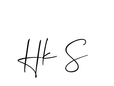 Best and Professional Signature Style for Hk S. Allison_Script Best Signature Style Collection. Hk S signature style 2 images and pictures png