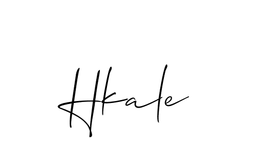 Also You can easily find your signature by using the search form. We will create Hkale name handwritten signature images for you free of cost using Allison_Script sign style. Hkale signature style 2 images and pictures png