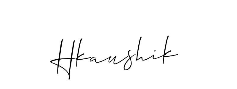 Once you've used our free online signature maker to create your best signature Allison_Script style, it's time to enjoy all of the benefits that Hkaushik name signing documents. Hkaushik signature style 2 images and pictures png