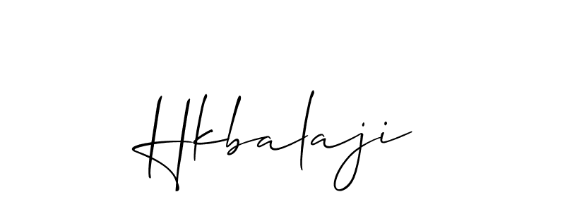How to make Hkbalaji name signature. Use Allison_Script style for creating short signs online. This is the latest handwritten sign. Hkbalaji signature style 2 images and pictures png