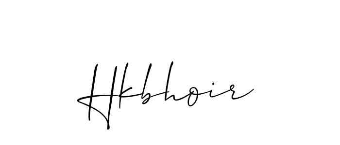 Make a short Hkbhoir signature style. Manage your documents anywhere anytime using Allison_Script. Create and add eSignatures, submit forms, share and send files easily. Hkbhoir signature style 2 images and pictures png