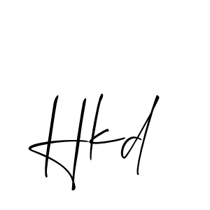 Hkd stylish signature style. Best Handwritten Sign (Allison_Script) for my name. Handwritten Signature Collection Ideas for my name Hkd. Hkd signature style 2 images and pictures png