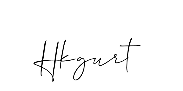 How to Draw Hkgurt signature style? Allison_Script is a latest design signature styles for name Hkgurt. Hkgurt signature style 2 images and pictures png