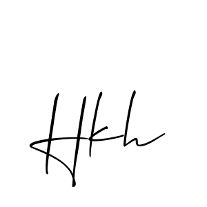 Also You can easily find your signature by using the search form. We will create Hkh name handwritten signature images for you free of cost using Allison_Script sign style. Hkh signature style 2 images and pictures png