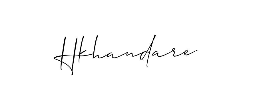 Hkhandare stylish signature style. Best Handwritten Sign (Allison_Script) for my name. Handwritten Signature Collection Ideas for my name Hkhandare. Hkhandare signature style 2 images and pictures png