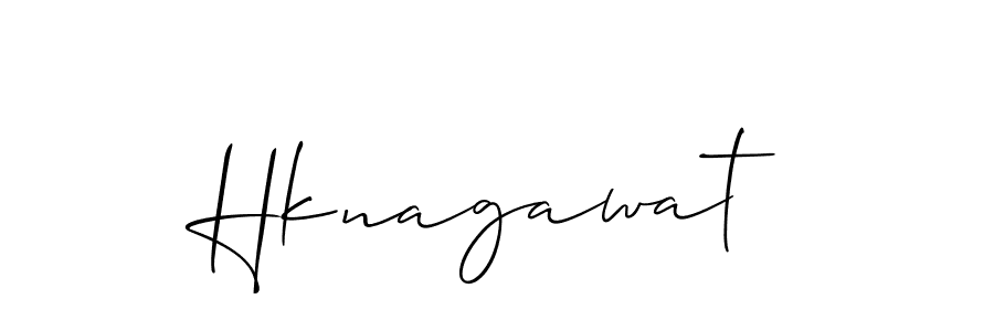 You should practise on your own different ways (Allison_Script) to write your name (Hknagawat) in signature. don't let someone else do it for you. Hknagawat signature style 2 images and pictures png