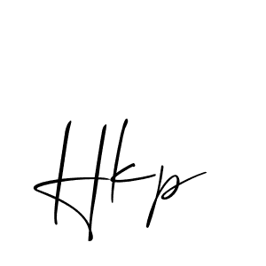 It looks lik you need a new signature style for name Hkp. Design unique handwritten (Allison_Script) signature with our free signature maker in just a few clicks. Hkp signature style 2 images and pictures png