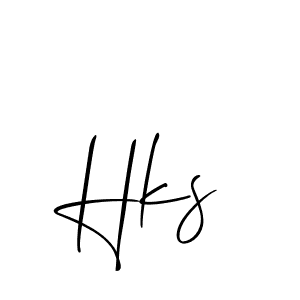 Also You can easily find your signature by using the search form. We will create Hks name handwritten signature images for you free of cost using Allison_Script sign style. Hks signature style 2 images and pictures png