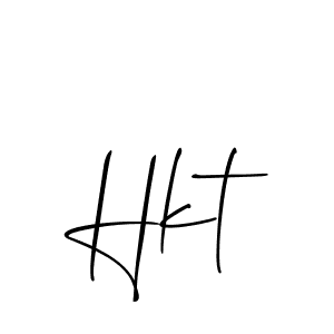 The best way (Allison_Script) to make a short signature is to pick only two or three words in your name. The name Hkt include a total of six letters. For converting this name. Hkt signature style 2 images and pictures png