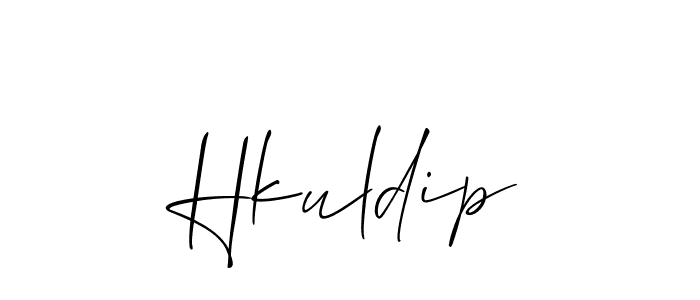 Similarly Allison_Script is the best handwritten signature design. Signature creator online .You can use it as an online autograph creator for name Hkuldip. Hkuldip signature style 2 images and pictures png