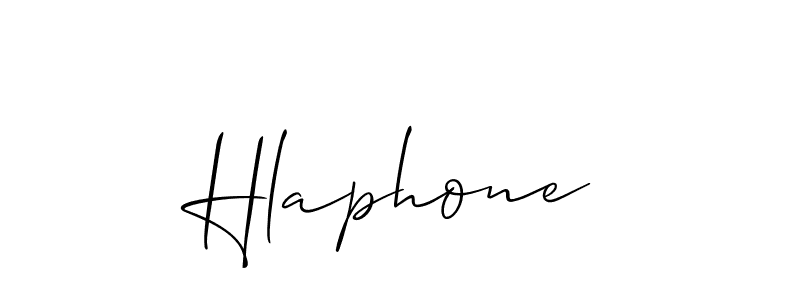 How to make Hlaphone name signature. Use Allison_Script style for creating short signs online. This is the latest handwritten sign. Hlaphone signature style 2 images and pictures png