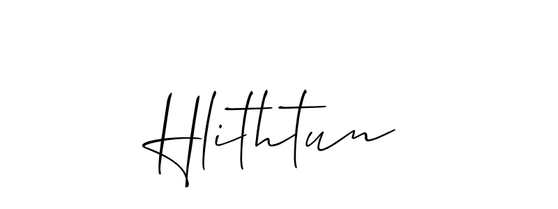 How to Draw Hlithtun signature style? Allison_Script is a latest design signature styles for name Hlithtun. Hlithtun signature style 2 images and pictures png