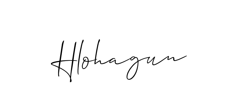 Make a beautiful signature design for name Hlohagun. Use this online signature maker to create a handwritten signature for free. Hlohagun signature style 2 images and pictures png