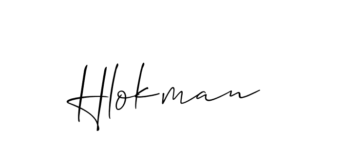 Make a beautiful signature design for name Hlokman. Use this online signature maker to create a handwritten signature for free. Hlokman signature style 2 images and pictures png