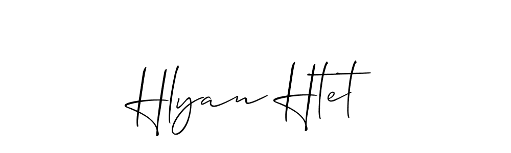 Best and Professional Signature Style for Hlyan Htet. Allison_Script Best Signature Style Collection. Hlyan Htet signature style 2 images and pictures png