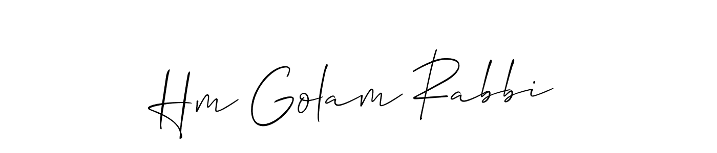 You can use this online signature creator to create a handwritten signature for the name Hm Golam Rabbi. This is the best online autograph maker. Hm Golam Rabbi signature style 2 images and pictures png