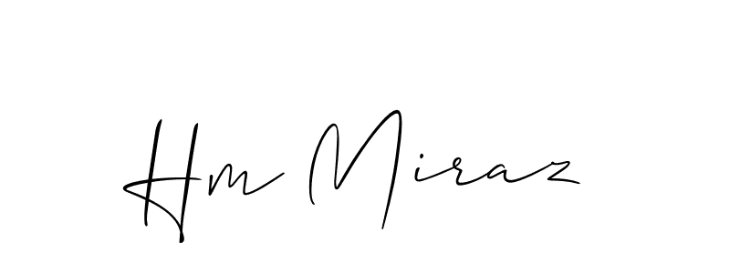 It looks lik you need a new signature style for name Hm Miraz. Design unique handwritten (Allison_Script) signature with our free signature maker in just a few clicks. Hm Miraz signature style 2 images and pictures png