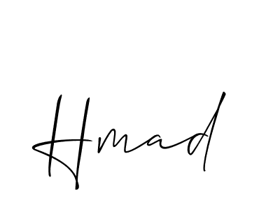 Make a beautiful signature design for name Hmad. Use this online signature maker to create a handwritten signature for free. Hmad signature style 2 images and pictures png