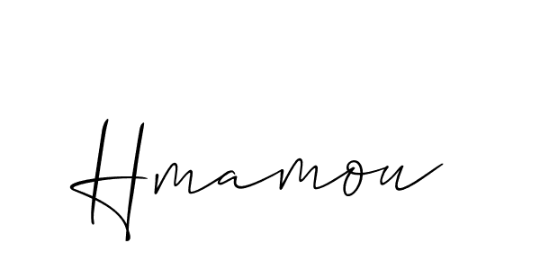 Also we have Hmamou name is the best signature style. Create professional handwritten signature collection using Allison_Script autograph style. Hmamou signature style 2 images and pictures png