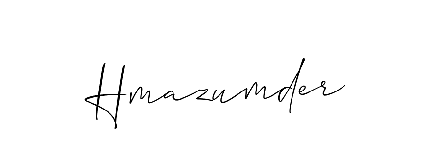 How to Draw Hmazumder signature style? Allison_Script is a latest design signature styles for name Hmazumder. Hmazumder signature style 2 images and pictures png