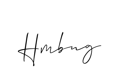Best and Professional Signature Style for Hmbng. Allison_Script Best Signature Style Collection. Hmbng signature style 2 images and pictures png