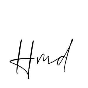 Make a beautiful signature design for name Hmd. Use this online signature maker to create a handwritten signature for free. Hmd signature style 2 images and pictures png