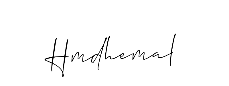 Make a short Hmdhemal signature style. Manage your documents anywhere anytime using Allison_Script. Create and add eSignatures, submit forms, share and send files easily. Hmdhemal signature style 2 images and pictures png