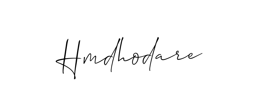 You should practise on your own different ways (Allison_Script) to write your name (Hmdhodare) in signature. don't let someone else do it for you. Hmdhodare signature style 2 images and pictures png