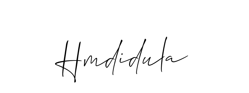 Best and Professional Signature Style for Hmdidula. Allison_Script Best Signature Style Collection. Hmdidula signature style 2 images and pictures png