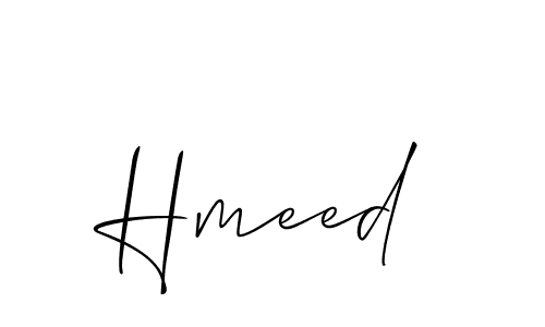 Also You can easily find your signature by using the search form. We will create Hmeed name handwritten signature images for you free of cost using Allison_Script sign style. Hmeed signature style 2 images and pictures png